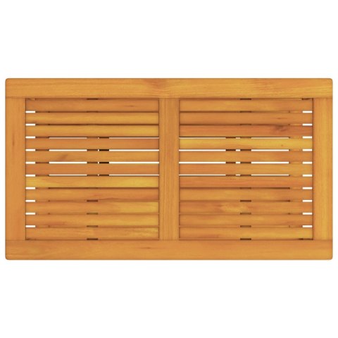 STOLIK KAWOWY 110X55X45CM Z LITEGO DREWNA AKACJOWEGO