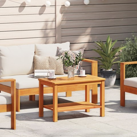 STOLIK KAWOWY 90X50X45CM Z LITEGO DREWNA AKACJOWEGO