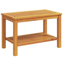 STOLIK KAWOWY 90X50X45CM Z LITEGO DREWNA AKACJOWEGO