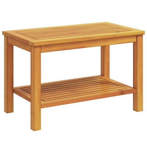 STOLIK KAWOWY 90X50X45CM Z LITEGO DREWNA AKACJOWEGO
