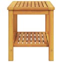 STOLIK KAWOWY 90X50X45CM Z LITEGO DREWNA AKACJOWEGO