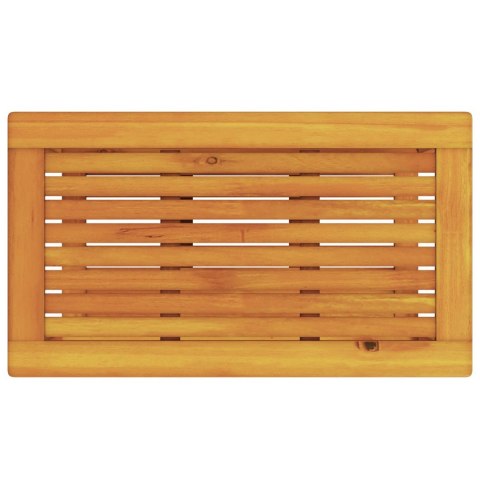 STOLIK KAWOWY 90X50X45CM Z LITEGO DREWNA AKACJOWEGO