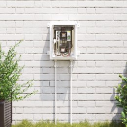 SZAFA KONTROLNA IP65 WODOODPORNA SZARA 25X13X33CM PLASTIK ABS