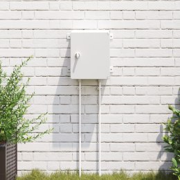 SZAFKA KONTROLNA IP65 WODOODPORNA SZARA 25X13X30CM Z TWORZYWA ABS