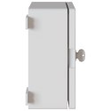 SZAFKA KONTROLNA IP65 WODOODPORNA SZARA 25X13X30CM Z TWORZYWA ABS