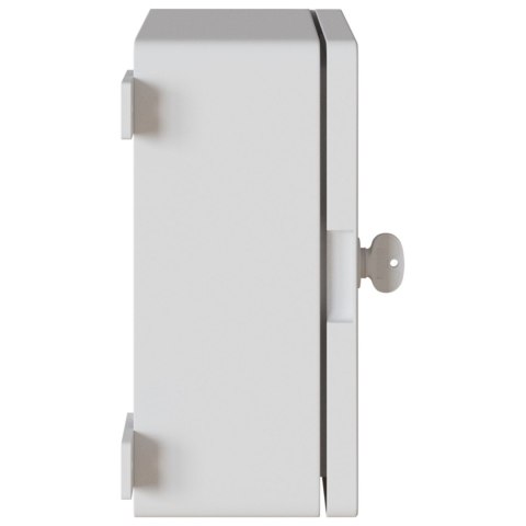 SZAFKA KONTROLNA IP65 WODOODPORNA SZARA 25X13X30CM Z TWORZYWA ABS
