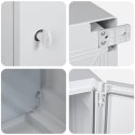 SZAFKA KONTROLNA IP65 WODOODPORNA SZARA 25X13X30CM Z TWORZYWA ABS