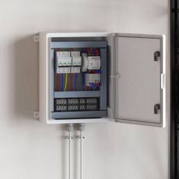 SZAFKA KONTROLNA IP65 WODOODPORNA SZARA 40X24X50CM Z TWORZYWA ABS