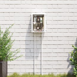 SZAFKA STEROWNICZA IP65 WODOODPORNA SZARA 21X13X28CM PLASTIK ABS