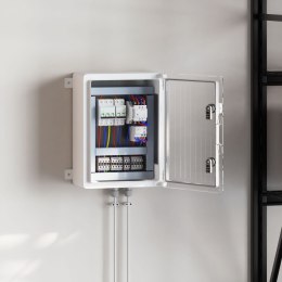 SZAFKA STEROWNICZA IP65 WODOODPORNA SZARA 30X19,5X40CM Z PLASTIKU ABS