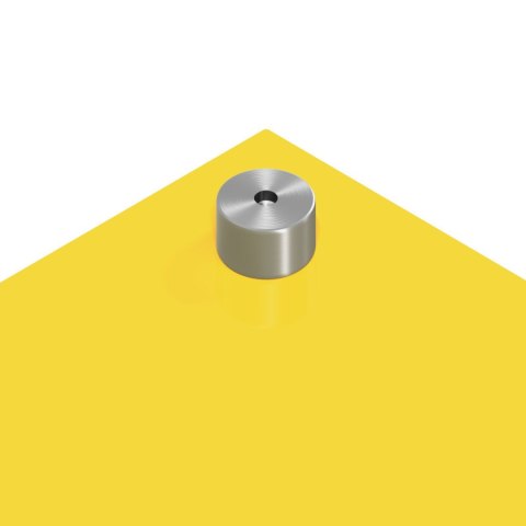 ZASŁONA DO KUCHNI ŻÓŁTA 110X60X0,6 CM SZKŁO HARTOWANE