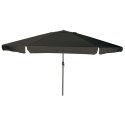 PARASOL OGRODOWY Ø395X245CM CZARNY
