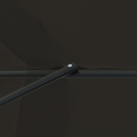 PARASOL OGRODOWY Ø395X245CM CZARNY