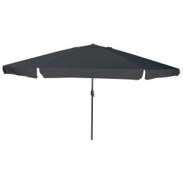 PARASOL OGRODOWY Ø395X245CM W KOLORZE ANTRACYTOWYM