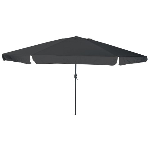 PARASOL OGRODOWY Ø395X245CM W KOLORZE ANTRACYTOWYM