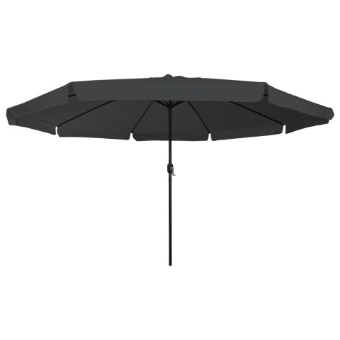 PARASOL OGRODOWY Ø395X245CM W KOLORZE ANTRACYTOWYM