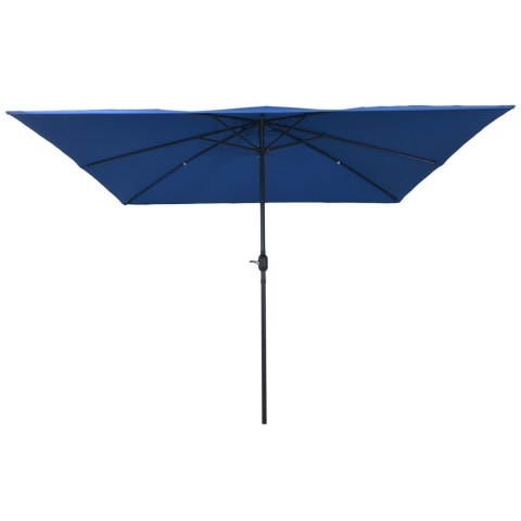 KWADRATOWY PARASOL OGRODOWY 295X245CM NIEBIESKI