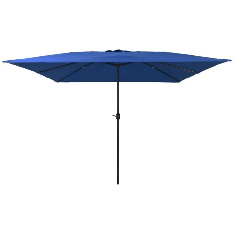 KWADRATOWY PARASOL OGRODOWY 295X245CM NIEBIESKI