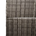 PRZEGRODA POKOJOWA 4 PANELE SKŁADANA SZARA 195X180CM POLIRATTAN