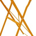 STOLIK BISTRO MUSZTARDOWY Ø50X71CM STAL MALOWANA PROSZKOWO
