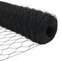HEXAGON FENCE SZARY 1.4X10M STAL