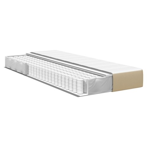 MATERAC KIESZENIOWY ZIELONY SZARY ŚREDNI 100X200X20CM TKANINA