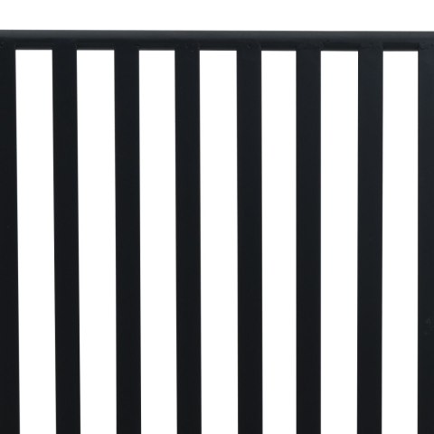 ŁAWKA OGRODOWA CZARNA METALOWA STANDARDOWA TRWAŁA