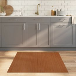 DYWAN PROSTOKĄTNY BRĄZOWY 100X100CM BAMBUSOWY