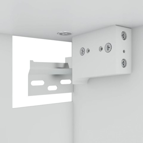 PRZESZKLONA SZAFKA WISZĄCA "LYON" PRZYDYMIONY DĄB 60X31X60CM