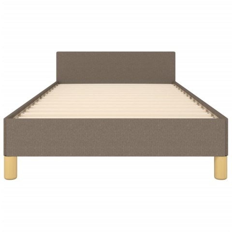 VidaXL Rama łóżka bez materaca Taupe 80x200 cm Tkanina