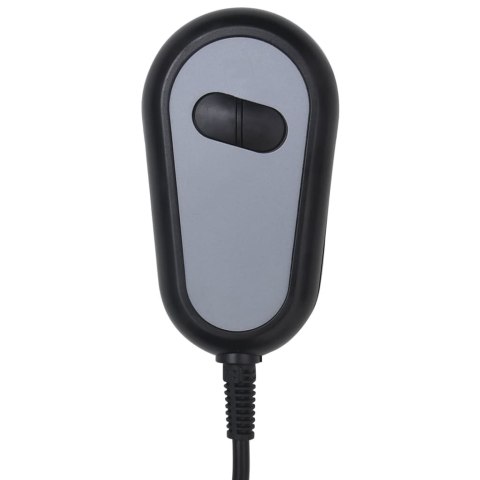 ELEKTRYCZNY FOTEL ROZKŁADANY JASNOSZARY OBITY TKANINĄ