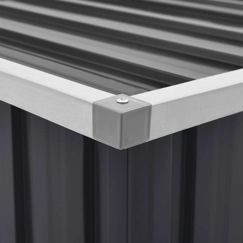 SKRZYNIA OGRODOWA DO PRZECHOWYWANIA ANTRACYTOWA 149X99X93CM