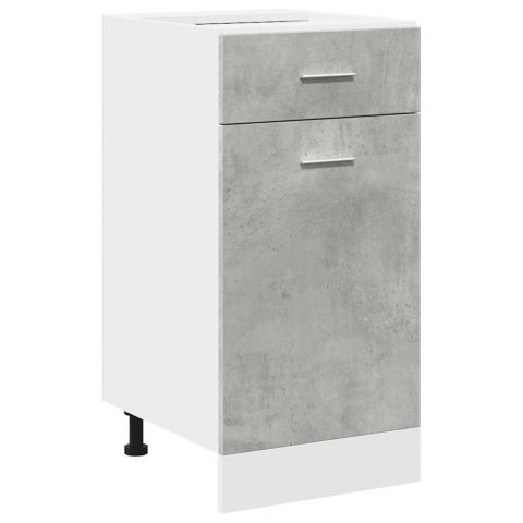 7-CZ. ZESTAW MEBLI ŁAZIENKOWYCH "LYON" SZAROŚĆ BETONU