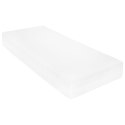 ŁÓŻKO DZIENNE Z MATERACEM 90X200CM BIAŁE DREWNO SOSNOWE