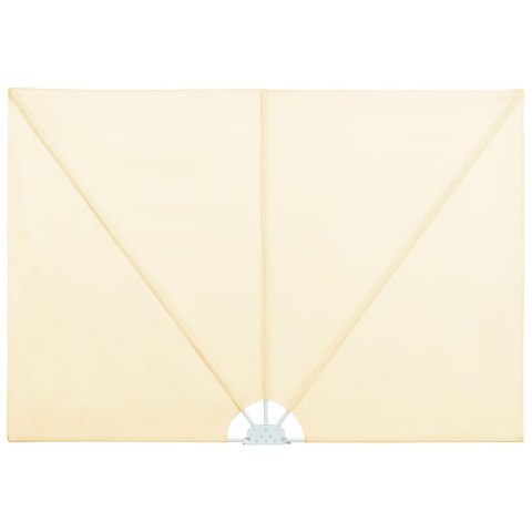 SKŁADANY PARAWAN TARASOWY KREMOWY 300X150CM