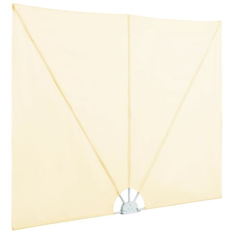 SKŁADANY PARAWAN TARASOWY KREMOWY 300X150CM