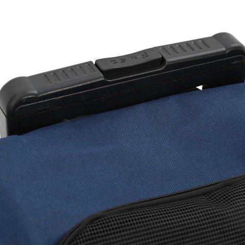 VidaXL Wózek dla zwierząt 3 w 1 Design Niebieski 48x32x57 cm Tkanina Oxford