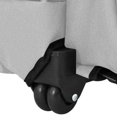 WÓZEK DLA ZWIERZĄT 3 W 1 DESIGN SZARY 48X32X57CM TKANINA OXFORD