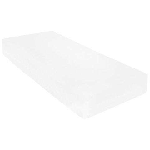 ŁÓŻKO DZIENNE Z MATERACEM 90X200CM BIAŁE DREWNO SOSNOWE