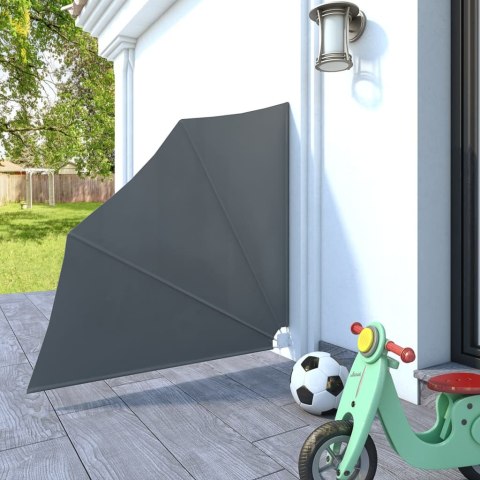 SKŁADANY PARAWAN BALKONOWY SZARY 140X140CM