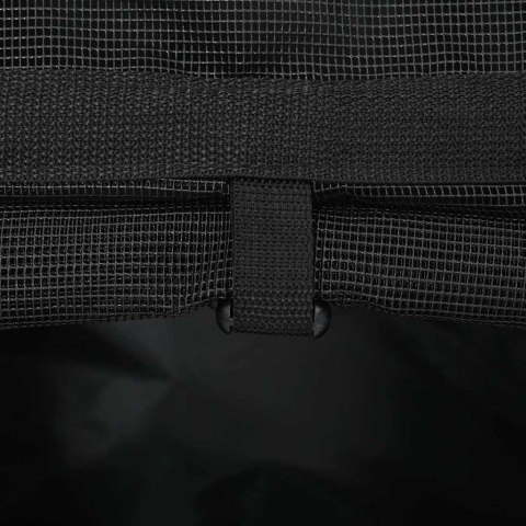 WÓZEK DLA ZWIERZĄT 3 W 1 DESIGN CZARNY 48X32X57CM TKANINA OXFORD