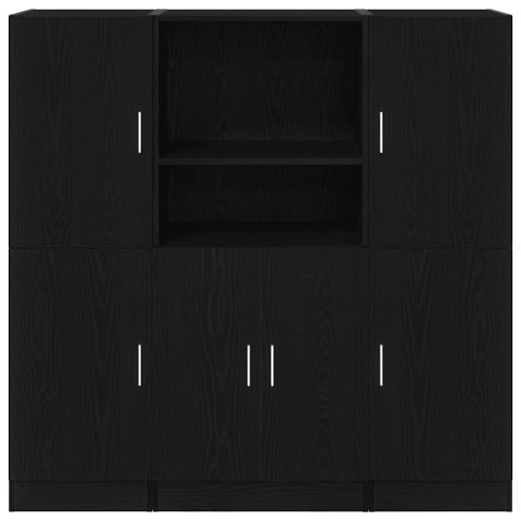 ZESTAW 3 SZAFEK KUCHENNYCH CZARNY