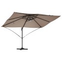 PARASOL WSPORNIKOWY - TAUPE TAUPE TKANINA DUŻY