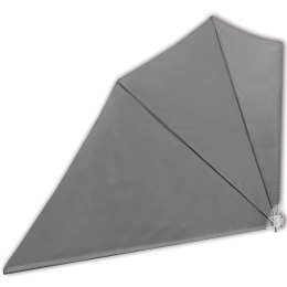 SKŁADANY PARAWAN BALKONOWY SZARY 160X240CM