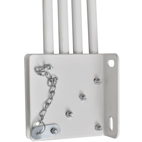 SKŁADANY PARAWAN BALKONOWY SZARY 160X240CM