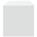 SZAFKI ŚCIENNE POD TV 2 SZT. BIAŁE 100X30X30CM