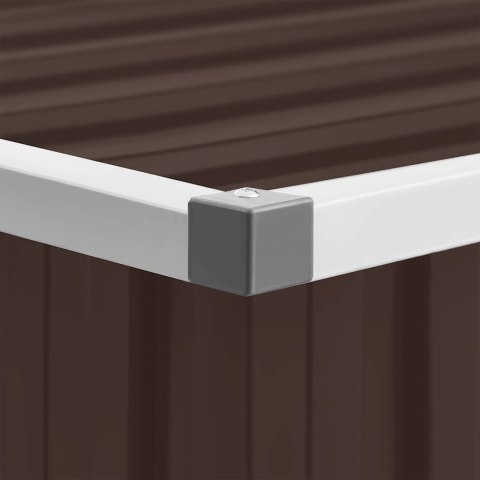 SKRZYNIA OGRODOWA DO PRZECHOWYWANIA BRĄZOWA 149X99X93CM