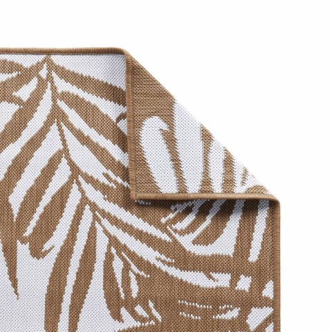 DYWAN ZEWNĘTRZNY BRĄZOWO-BIAŁY 80X150CM DWUSTRONNY