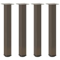 NOGI DO STOŁU KONSOLOWEGO 4 SZT. NATURALNA STAL 7274CM STAL