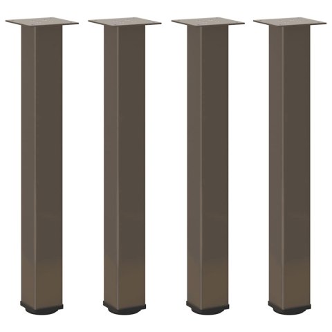 NOGI DO STOŁU KONSOLOWEGO 4 SZT. NATURALNA STAL 7274CM STAL